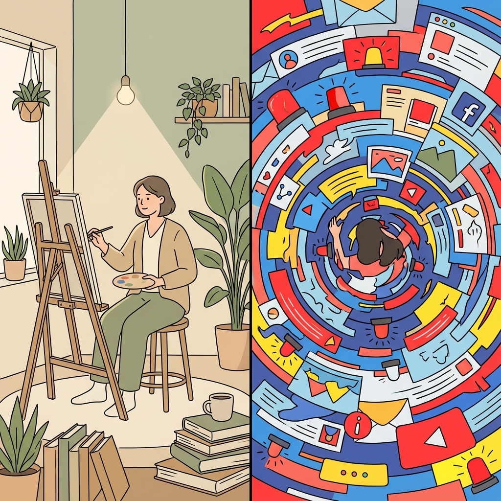 AI 시대의 생존 전략: 도파민 디톡스와 딥 워크(Deep Work)